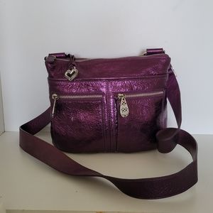Like new! Brighton Purple Color Crossbody bag